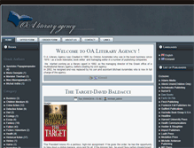 Tablet Screenshot of oaliterary.com